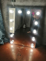 Гримерное зеркало для макияжа в спальню, гостиную Continent 60х80 см (12 ламп) #10, Алена Ф.