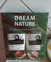 Подарочный набор для женщин Dream Nature 2шт по 250мл Шампунь и гель для душа с муцином улитки #36, Марина К.