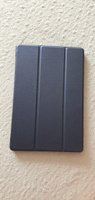 Чехол для планшета Samsung Galaxy Tab A8 10.5" (2021) SM-X200/X205, из мягкого силикона, трансформируется в подставку (темно-синий) #69, Татьяна П.