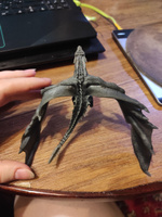 Фигурка Виверны(чёрный дракон) с размахом крыльев 14см. игровая модель распечатана на 3D принтере из смолы #7, Анна О.