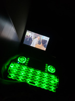 Клавиатура беспроводная мини с тачпадом подсветкой, русская раскладка для смарт тв, smart tv приставка, пульт телевизора #78, Эдуард Р.