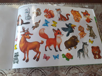 Наклейки для детей "Веселые животные" БУКВА-ЛЕНД, 100 наклеек, стикеры, для малышей #70, Анжелика С.