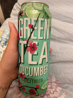 Холодный чай Arizona Green Tea Cucumber (Аризона Зеленый Чай с вкусом огурца), 650 мл * 4 шт, США #32, Александра Р.