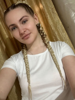 Канекалон 2Braids 613 Натуральный блонд 1,3м 100г #75, Анна Ш.