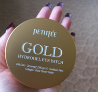 PETITFEE Гидрогелевые патчи для глаз с золотом Gold Hydrogel Eye Patch, 60 шт. #7, Марина Ш.