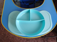 Секционная тарелка Twistshake для кормления детей, от 6 мес., пастельная синия #7, Виктория К.