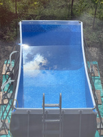 Bestway 56456 (201х412х 122, лестница,фильтр)Каркасный прямоугольный бассейн #2, Наталья П.
