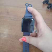 Силиконовый ремешок для Xiaomi Redmi Watch 2 Lite, POCO Watch / Ремешок для смарт-часов Сяоми Редми Вотч 2 Лайт и Поко Вотч, Темно-синий #76, Анастасия С.