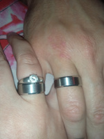 Кольцо широкое, унисекс, цвет серебро, ширина 8 мм, размер 18 #80, даниил А.