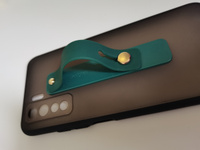 Универсальный силиконовый Попсокет ремешок для смартфона / Темно-зеленый #18, Светлана К.