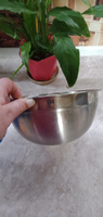 Салатник из нержавеющей стали для хранения и смешивания, глубокая миска 2,5 литра #6, Юлия И.