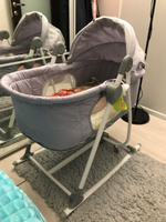 Кровать детская Simplicity 299777 Elite для новорожденных для спальной комнаты / колыбель-качалка с защитными бортиками для ребенка для путешествий #10, Айна Л.