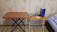 Стол туристический складной для пикника и кемпинга Nika (миланский орех), обеденный, кухонный раздвижной, стол раскладной для дачи и сада, для рыбалки #110, Ольга Т.
