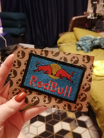 Нашивка, шеврон, патч (patch) Red Bull, размер 9,4*5,8 см, 1 шт. #22, Валерия Ц.