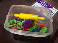 Genio Kids / Тесто для лепки 12 цветов / Мягкий пластилин для малышей, Инструменты и формочки для детей, Набор для творчества #57, Светлана Пологрудова