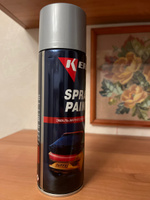 Аэрозольная краска акриловая быстросохнущая "Эмаль KERRY SPRAY PAINT", баллончик, глянцевая хром #52, Александра В.