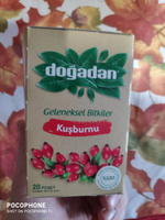 DOGADAN Чай в пакетиках со вкусом Шиповника (Kusburnu cay) 20 пакетиков Poset cay Догадан (2 коробки) #8, Андрей Ч.