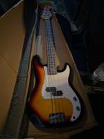 Санберст Бас-гитара Precision Bass Jordani PB-10 SB #18, Алексей Б.