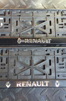 Рамка номерного знака для автомобиля Renault (2 шт) Рено #63, Влад М.