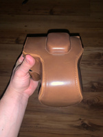Защитный чехол-сумка-футляр MyPads для фотоаппарата Fujifilm X-T2/ X-T3 противоударный усиленный легкий из качественной кожи коричневый #2, Дмитрий Д.