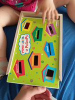 Сортер для малышей от 1 года деревянный по цветам Монтессори "Учим цвета и размеры" развивающие игрушки для детей от 1 года #53, Алексей Т.