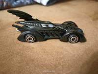 HKG38 Машинка металлическая игрушка Hot Wheels коллекционная модель BATMAN FOREVER BATMOBILE черный #19, Андрей К.