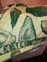Cleanelly Полотенце банное Avocado, Хлопок, 70x130 см, желтый, зеленый, 1 шт. #100, Эдди