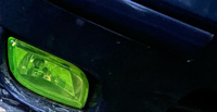 Тонировка фар. Пленка на фары автомобиля желтая. Защитная пленка для авто, глянцевая - 30х97 см, цвет: жёлтый #58, Никита С.