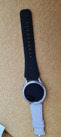 Силиконовый ремешок Twill Texture для часов Samsung Galaxy Watch 46 мм - черный #4, Юлия В.