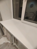 Пленка самоклеющаяся для мебели белая матовая 1х2,5м / самоклеющаяся пленка для кухни / для дома #59, Алла О.