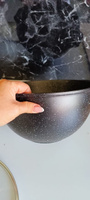 Казан для плова "Мечта" 5л Гранит с антипригарным покрытием с крышкой, можно мыть в посудомоечной машине #258, Олеся С.