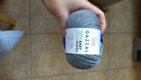 Пряжа Gazzal Baby Wool XL 818 Серый 6 мотков (Газзал Беби Вул XL) #12, Карина П.