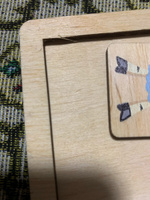 Развивающая деревянная игра пазл для малышей "Зоопарк" (развивающие пазлы для маленьких, подарок на день рождения, для мальчика, для девочки) Десятое королевство #95, Анастасия К.