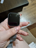 Гидрогелевая пленка для часов Apple Watch Series 7, 8, 9 (45mm) / Глянцевая защитная пленка с эффектом самовосстановления на смарт-часы Эпл Вотч 7, 8, 9 (45мм) / Комплект 3 шт. #53, Светлана А.