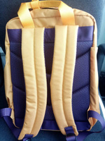 Рюкзак школьный для подростков вместительный Brauberg Friendly молодежный, горчично-фиолетовый, 37х26х13 см #5, Анна Ш.
