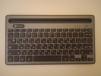 Клавиатура для компьютера Оклик 845M тонкая, беспроводная, мембранная, серо-черная #77, Андрей Щ.