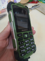 Мобильный телефон кнопочный Maxvi R1 Зеленый / Защита от влаги IP68 #30, Ольга В.
