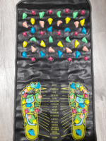 Массажный коврик для ног с цветными камнями, 700*350 #7, Елена Т.