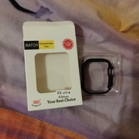Защитный (противоударный) бампер на часы Apple watch Ultra / Пластиковый чехол на боковую поверхность для Apple watch (Эпл вотч) Series Ultra 49 мм. #21, Юрий М.