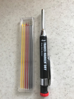 Строительный карандаш Markal Trades-Marker, металлический, 2.8 мм + 6 запасных стержней #3, Андрей Л.