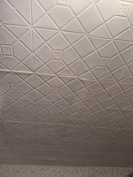 Комплект мягких самоклеящихся 3D панелей для потолка и стен цвет Белый, 70x70 см, толщина 5мм #58, Зубрилина Татьяна