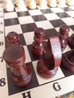 Шахматы деревянные обиходные 40х40, настольная игра #75, Илья К.