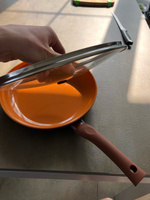 Сковорода с крышкой, с антипригарным керамическим покрытием, индукция, d26см, NaturePan Ceramic #6, Егор Авдеев