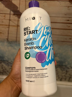 MIXIT Шампунь для волос восстанавливающий 1000мл с кератином. Профессиональный очищающий и увлажняющий уход Restart #241, Юлия С.