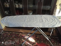 Чехол для гладильной доски с подкладкой войлок двухслойный подложка; регулируемый размер; шнур с фиксатором #110, Людмила Я.