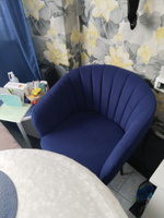 Кресло кухонное, 1 шт, цвет темно синий #4, Мария И.