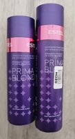 ESTEL PROFESSIONAL Серебристый шампунь для холодных оттенков блонд PRIMA BLONDE, 250 мл #38, Наталья Е.