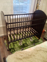 Азбука Кроваток, Детская кроватка качалка на колесах для новорожденных Bellucci, 120 60, венге #52, александр л.