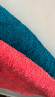 Набор полотенец махровых 4 шт, (2 шт 50х90см, 2 шт 70х130см) бирюзовый и розовый цвет, полотенце махровое, полотенце банное, набор полотенец подарочный #142, Леонид Б.