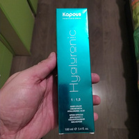 KAPOUS Крем-Краска HYALURONIC ACID5.8 с гиалуроновой кислотой для волос, Светлый коричневый шоколад, 100 мл #30, Алексей В.